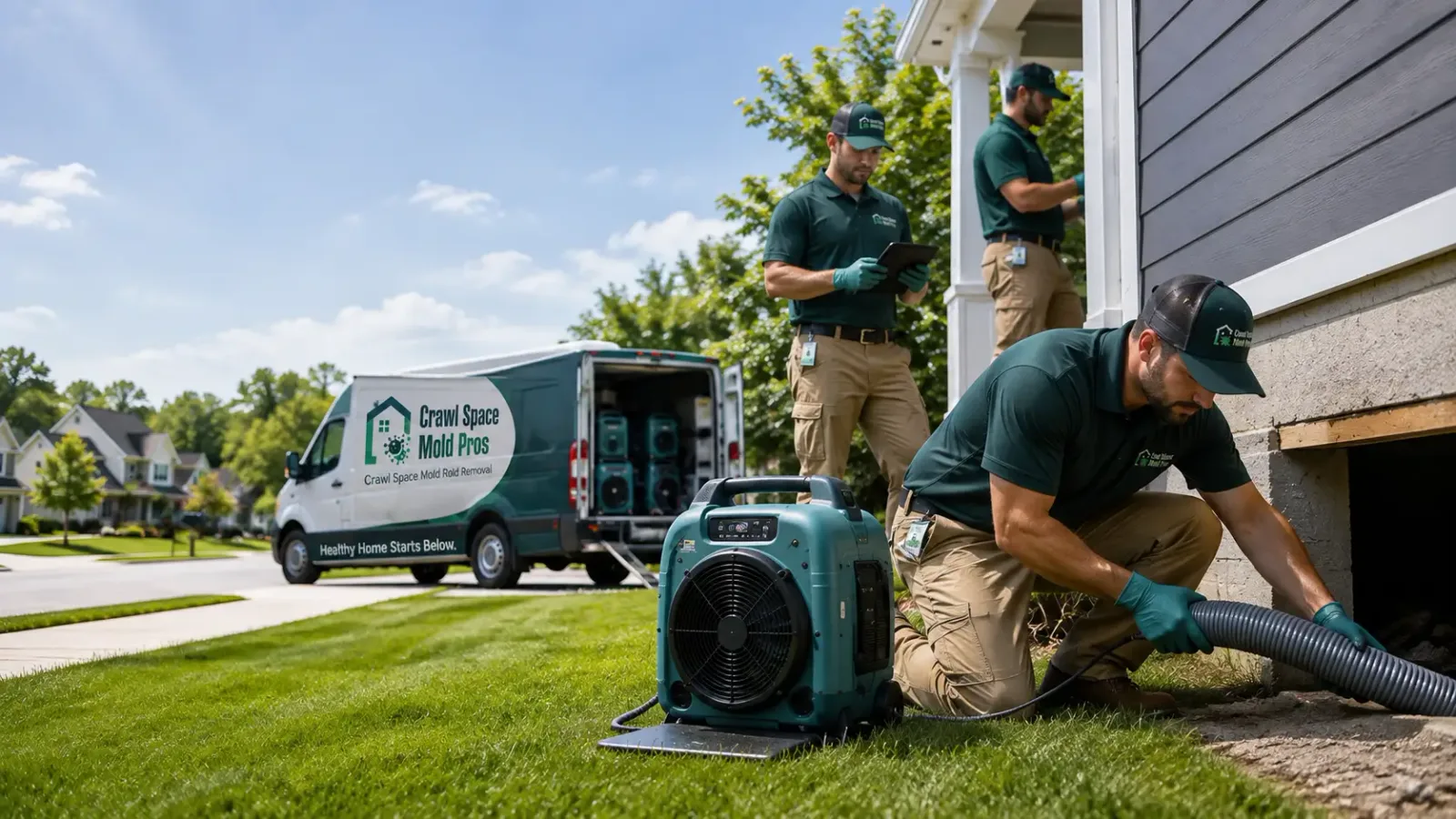 Crawl Space Mold Removal in Westmont, IL
